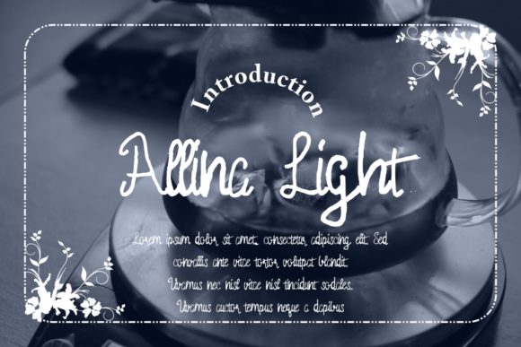 Allina Light: The Script Font for Scroll-Stopping Content