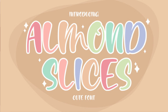 Almond Slices Font for Small Business Branding