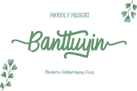 Banttuyin: A Handwritten Typeface for Editorial Design