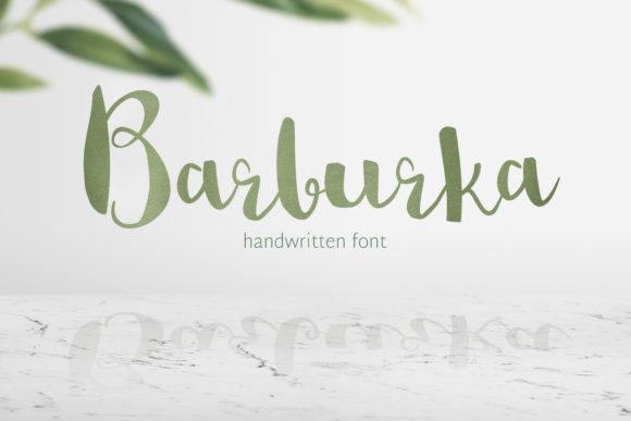 Barburka Font: The Perfect Handwritten Typeface for Crafters