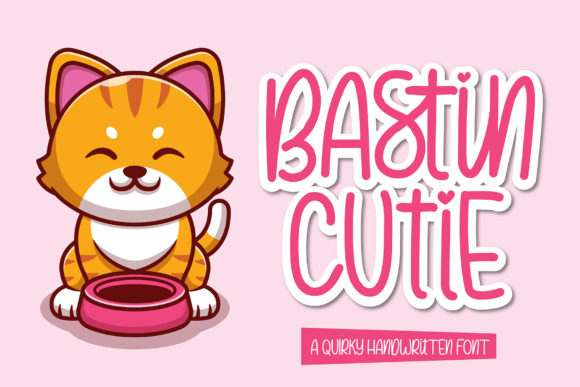 Bastin Cutie: A Playful Handwritten Font for Editors