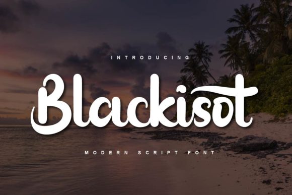 Blackisot: A Handwritten Typeface for Editorial Warmth
