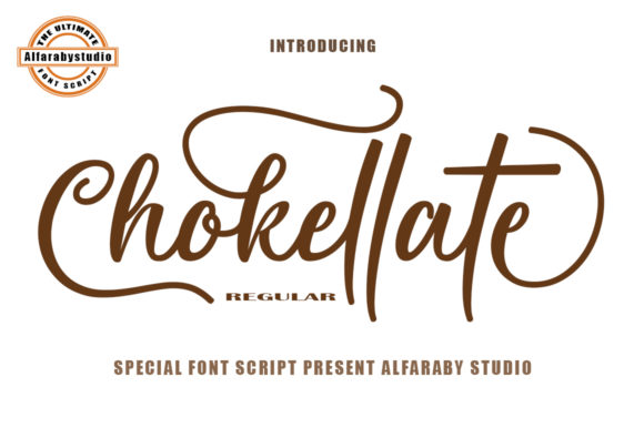 Chokellate Regular: A Handwritten Font for Branding