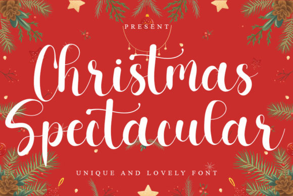 Christmas Spectacular Font Review