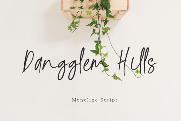 Dangglem Hills: A Relaxed Script Font for Modern Branding