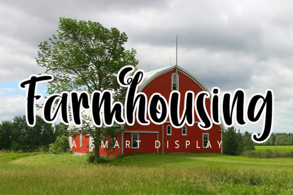 Farmhousing: A Playful Handwritten Font for Campaigns