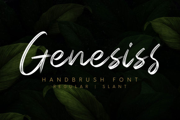 Genesiss Font: A Handwritten Typeface for Makers
