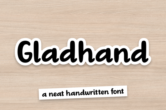 Gladhand Typeface: A Neat Handwritten Font for Branding