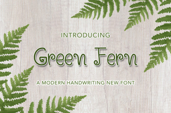 Green Fern: The Handwritten Font for Scroll-Stopping Social Content