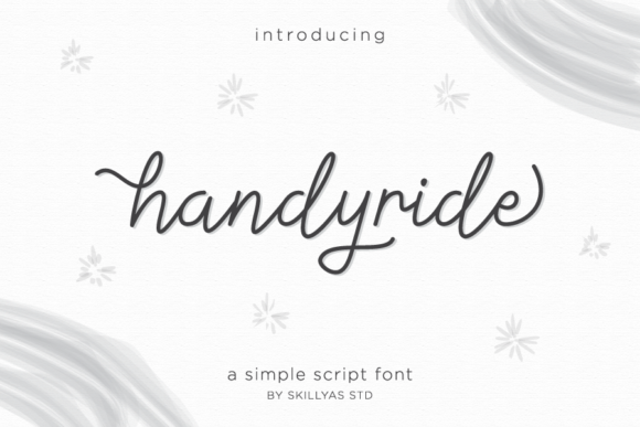 Handyride: A Timeless Handwritten Typeface for Editorial Design