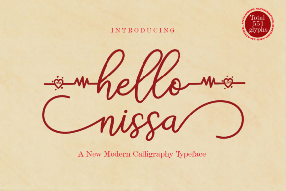 Hello Nissa: A Script Font for Clear Campaigns