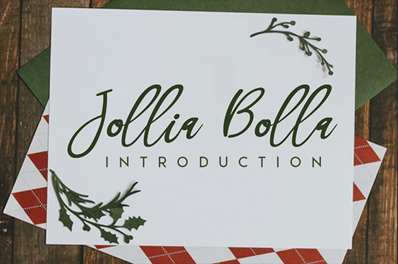 Jollia Bolla: A Script Font for Modern Campaigns