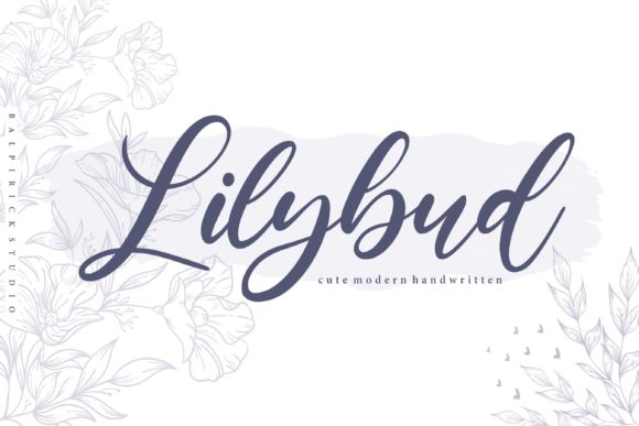 Lilybud: A Handwritten Typeface for Editorial Calm