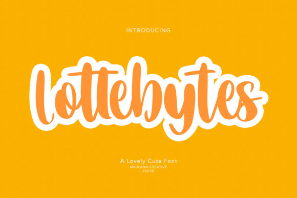Lottebytes: A Friendly Handwritten Font for Brands
