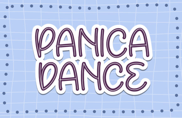 Panica Dance: A Playful Handwritten Font for Crafters