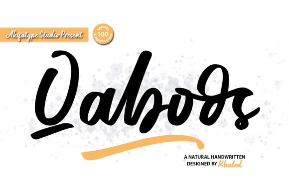Qaboos: The Handwritten Font That Elevates Brand Identity