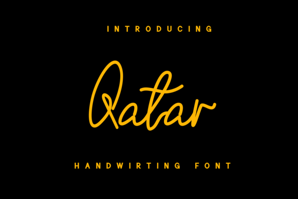 Qatar: A Handwritten Font for Modern Editorial Design