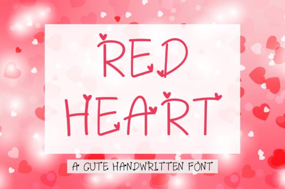 Red Heart Font: Elevate Your Campaign Visuals