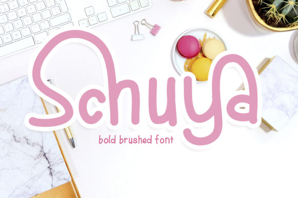 Schuya: A Handwritten Font for Modern Web Design