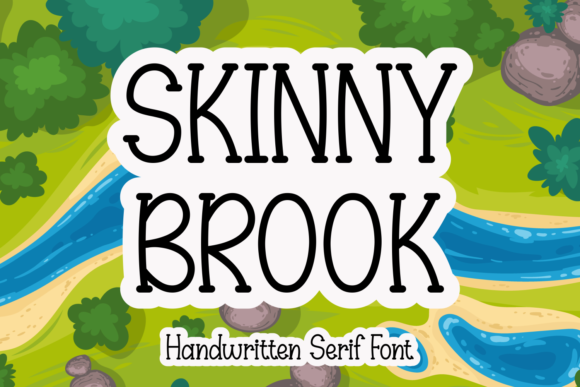 Skinny Brook: A Handwritten Serif Font for Brands
