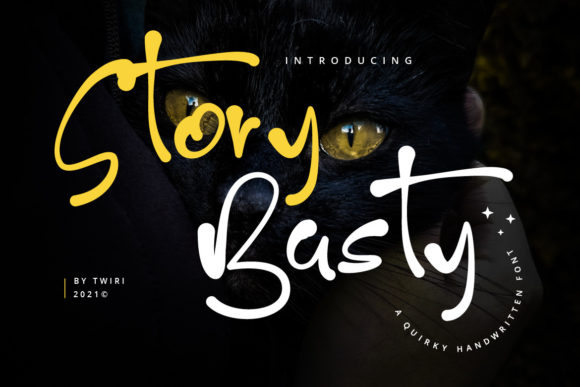 Story Basty: A Quirky Handwritten Font for Editorial Design