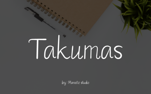 Takumas Font: Elevate Your Brand Identity