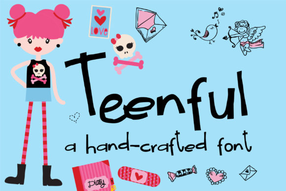 Teenful Font: A Playful Typeface for Modern Web Design