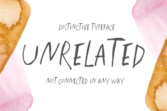 Unrelated Font: A Handwritten Touch for Web Design