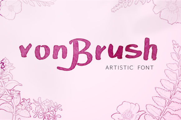 Von Brush: The Perfect Handwritten Font for Crafters